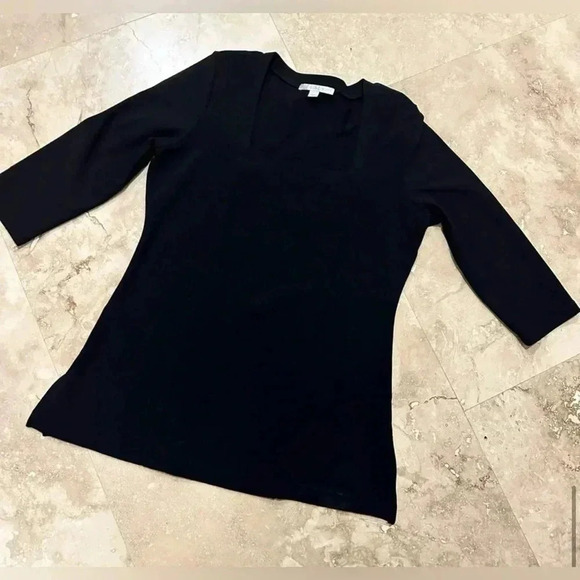 Boston Proper Women’s Split Hem Square Neck Tunic Medium - Picture 5 of 13